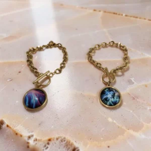 2 x Cabachon bracelets each