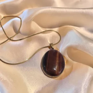 Beautiful Brown with gold Stripes. Glistens in the light