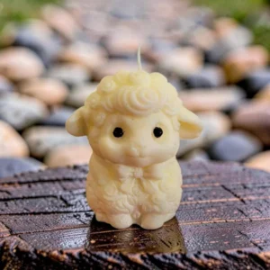 Woolly Sheep Candle