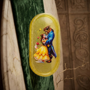 Trinket Tray with Beauty and the Beast Motif